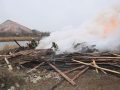 Чверть доби на боротьбу з вогнем. Покровські пожежні рятували лісопильне підприємство
