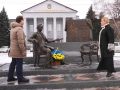 До Дня Соборності у Покровську поклали квіти до пам’ятника Тарасові Шевченку