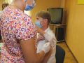 Із зали засідань – пункт щеплення! У Мирнограді вакцинувались працівники міськради