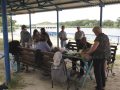 Краєвиди, музика та шашлики! Для людей з вадами зору організовано відпочинок на Лисогірській греблі