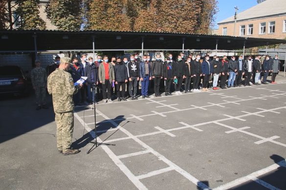 30 призовників відправилась на службу до лав ЗСУ