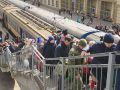 Із залізничної станції відправляються евакуаційні поїзди