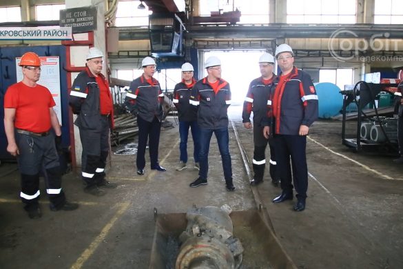«Побачене надихає». Візит керівника компанії МЕТІНВЕСТ Юрія Риженкова на підприємства Покровської вугільної групи