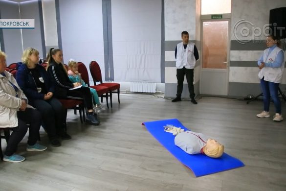 «Лікарі без кордонів» - активним покровчанам. У місті відбувся тренінг з надання першої допомоги