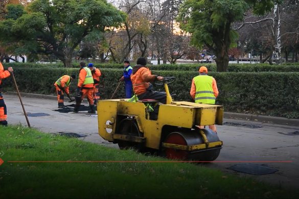 Селидове: тривають роботи з ямкового ремонту доріг