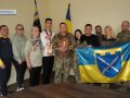 Покровські скаути передали частинку Вифлеємського вогню бійцям ТРО