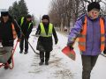 У Мирнограді ведуть боротьбу з ожеледицею