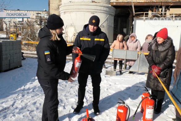 У Покровську тривають протипожежні навчання