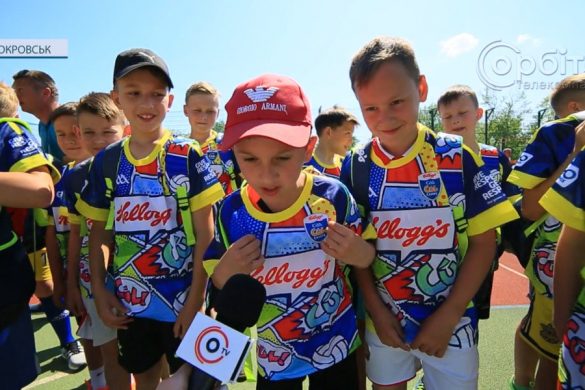 У парку «Ювілейний» відбулося спортивне свято із подарунками від міжнародних благодійників