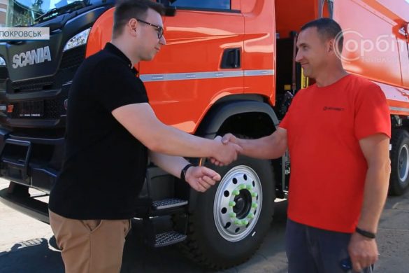 У транспортній дирекції «Метінвест Покровськвугілля» опановують новеньку «SCANIA»