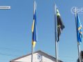 Над Покровськом замайоріли стяги України, Донецької області та міста