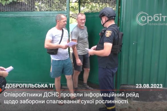 Сухостій не палити! У Добропільській ТГ рятувальники провели інформаційний рейд