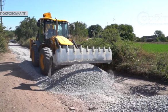 За підтримки Метінвесту стартувала відсипка доріг у Гришинському СО