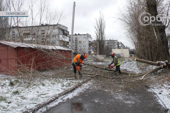 Буревій наробив лиха. Як пережили негоду у Покровську та найближчих містах
