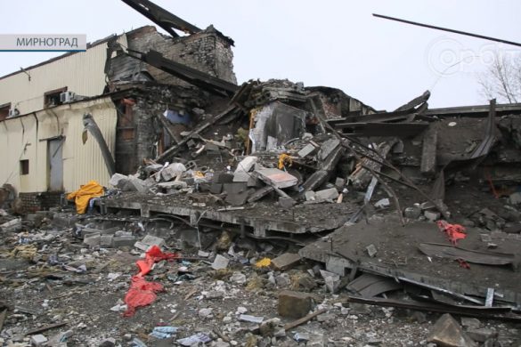 І знову обстріл Мирнограда: загинув чоловік, поранено жінку, і все менше вцілілих будинків