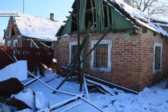 Мирноградська громада долає наслідки ворожого обстрілу, що стався вночі 14 січня