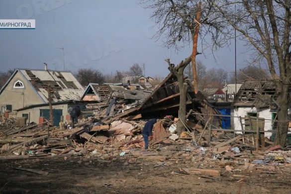 Підступно вночі: 23 лютого ворог знову вдарив по Мирнограду