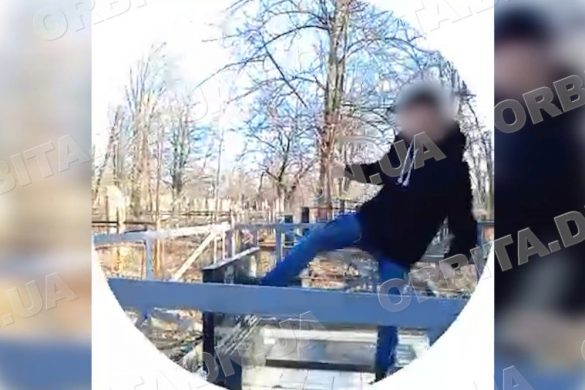 Юні вандали: мирноградіські підлітки повалили пам’ятник та виклали відео в інтернет