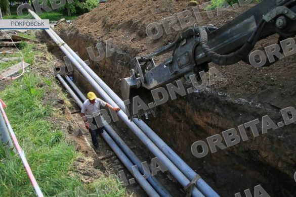 КП «Покровськтепломережа» проводить реконструкцію системи у мікрорайоні «Лазурний»