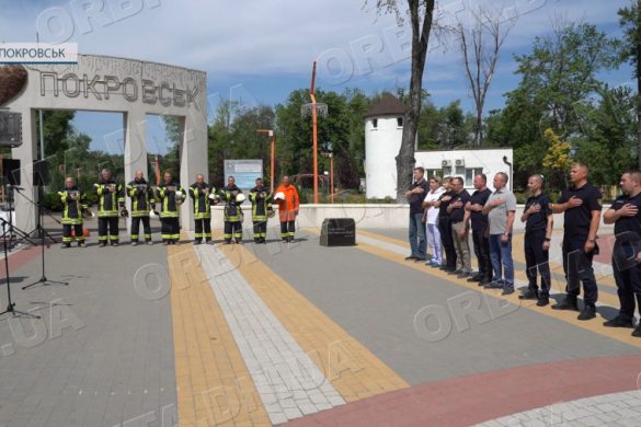 Керівництву області презентували добровольчу пожежно-рятувальну команду Покровської ТГ