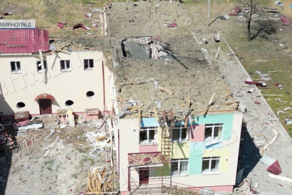 Влучили у дитсадок: 31 травня ворог скинув авіабомби на Мирноград