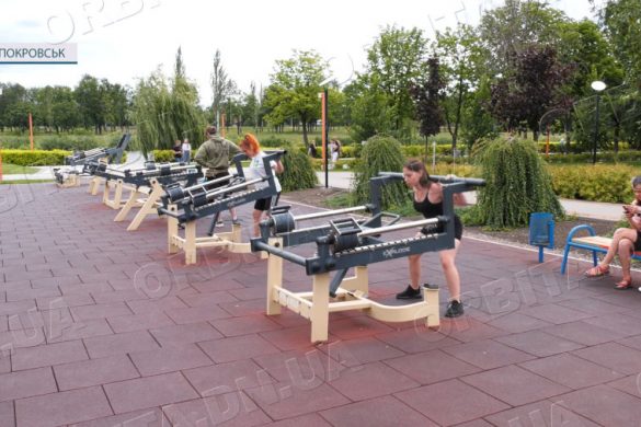 У Покровську продовжує функціонувати соцпроєкт «Активні парки - локації здорової України»