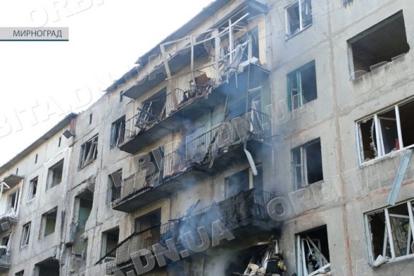 Чергова чорна дата для Мирнограда. 11 липня ввечері ворог скинув на місто 5 авіабомб