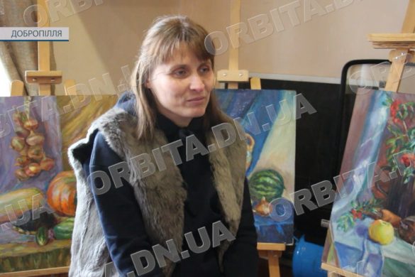 Пейзажі Донеччини: добропільська художниця Олена Півнєва змальовує красу рідного краю