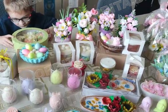 Краса з мила та воску: покровчанка Ольга Півник творить задля реабілітації сина